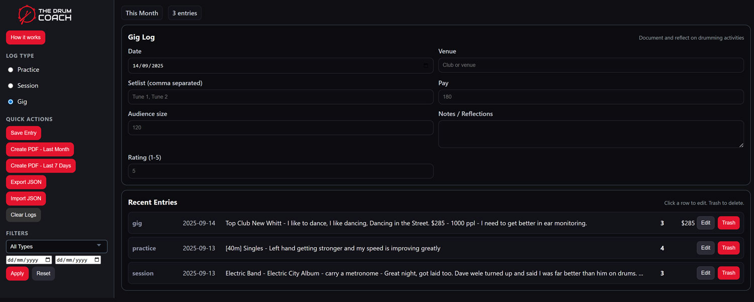 Logbook Tool Preview